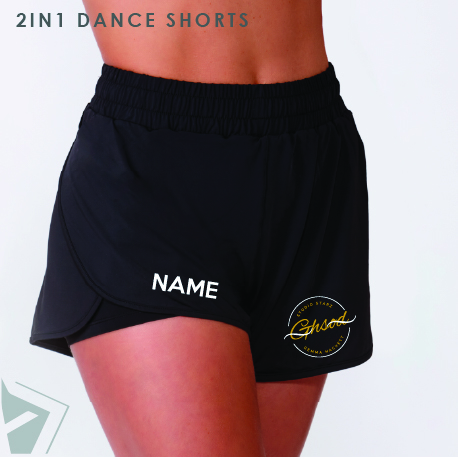 GHSOD 2in1 Layered Dance Shorts Kids 