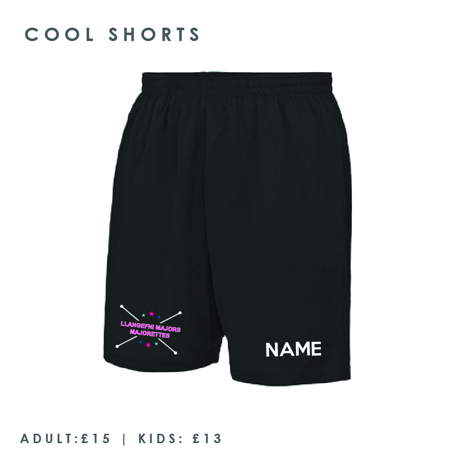 Llangefni Majors Majorettes Adults Cool Shorts