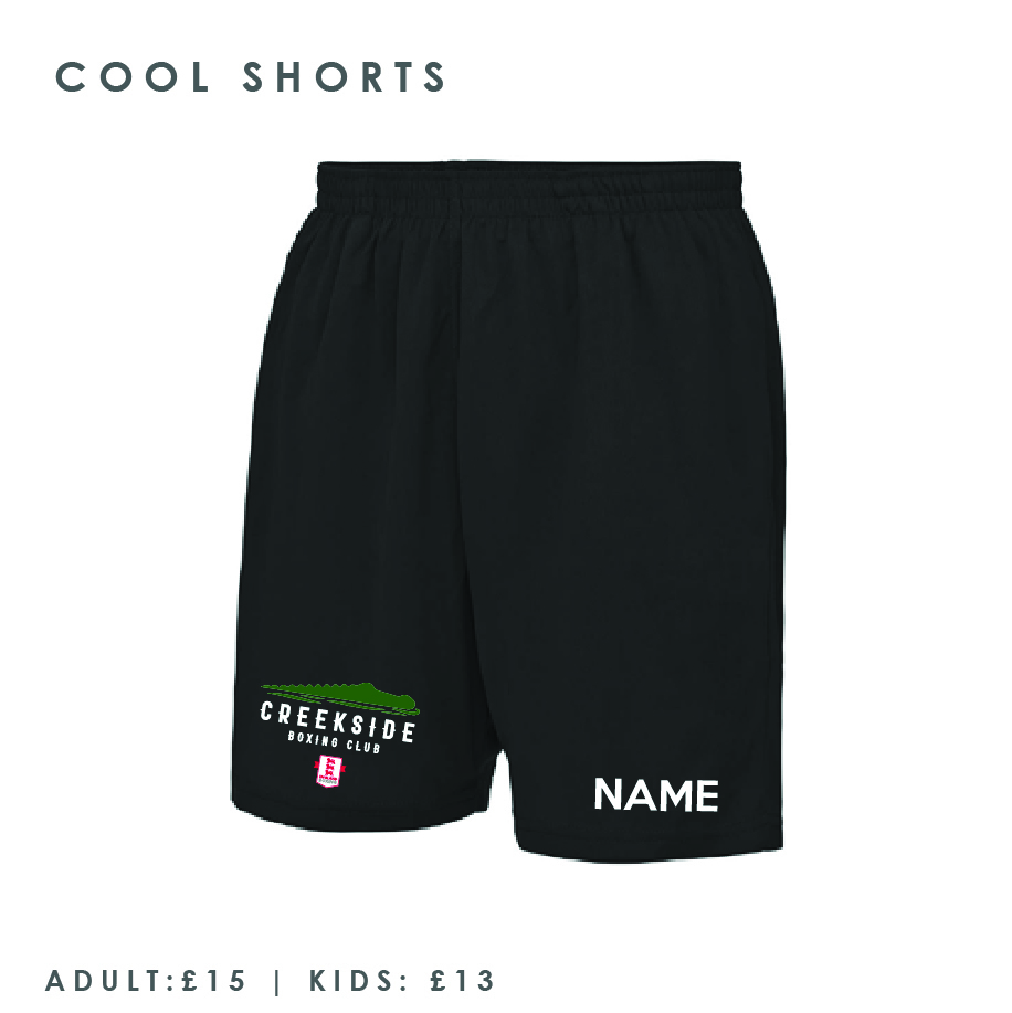 Creekside Boxing Adults Cool Shorts