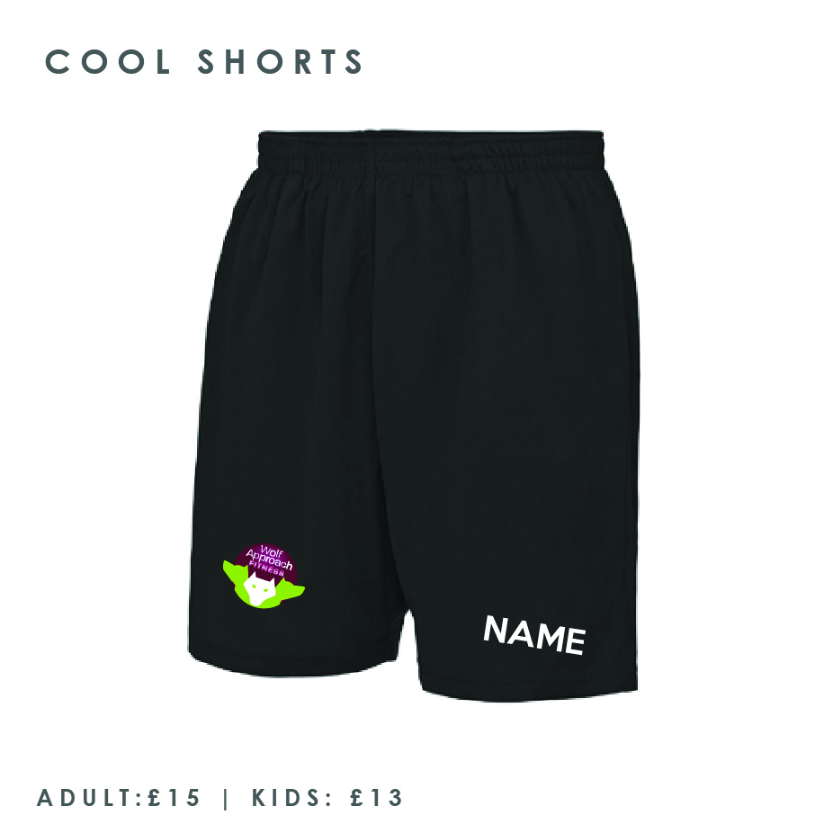 Wolf Approach Fitness Adults Cool Shorts