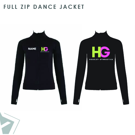 Hockley Gymnastics Full Zip Dance Jacket Kids 