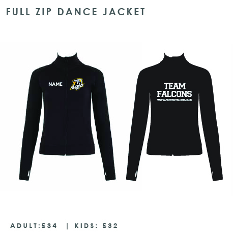 Fighting Falcons Full Zip Jacket Adults