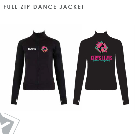 Cerys Lewis Full Zip Dance Jacket Kids 