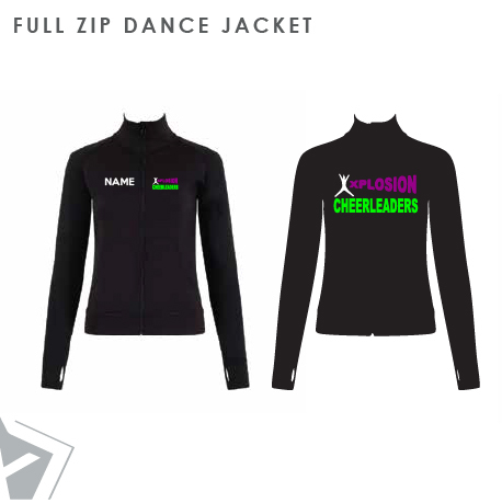 Xplosion Full Zip Dance Jacket Kids