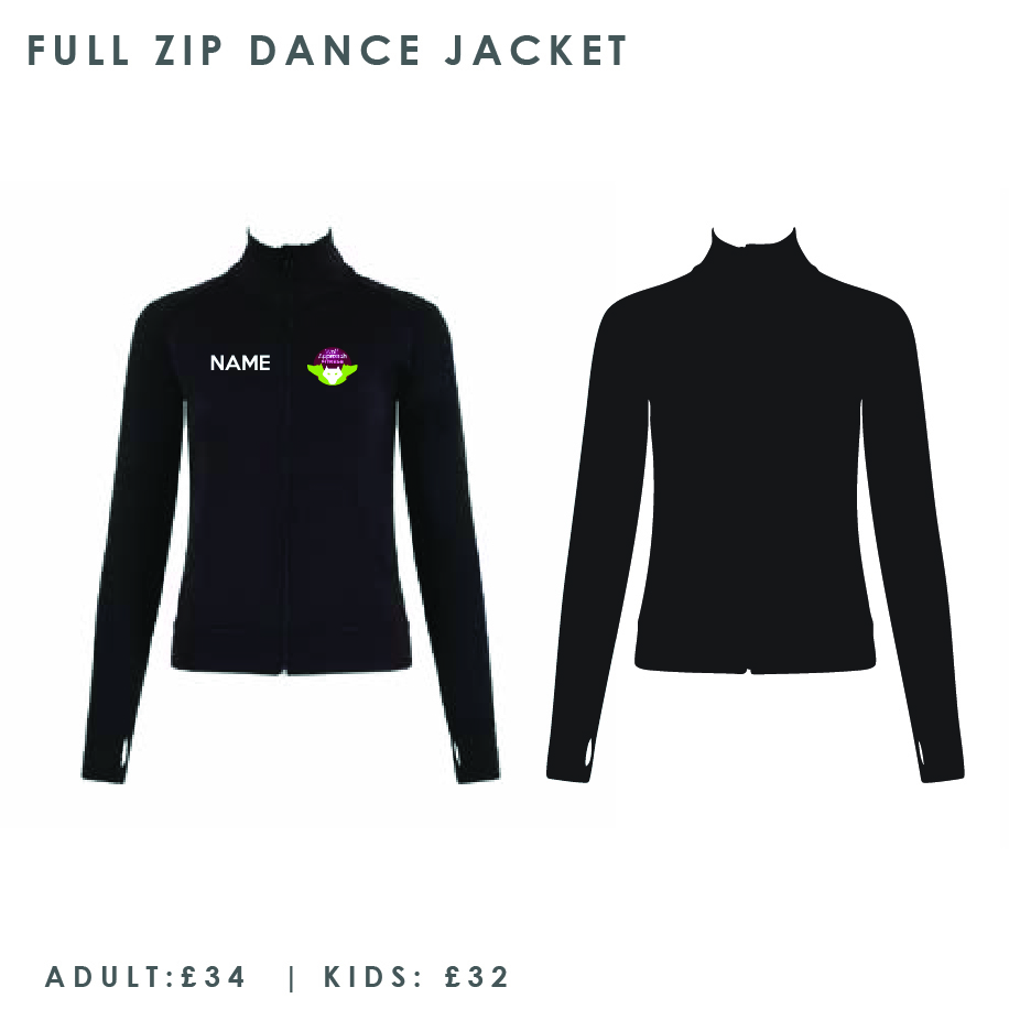 Wolf Approach Fitness Full Zip Dance Jacket Kids 