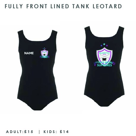 Ynys Mon Supremes Majorettes Leotard Adults