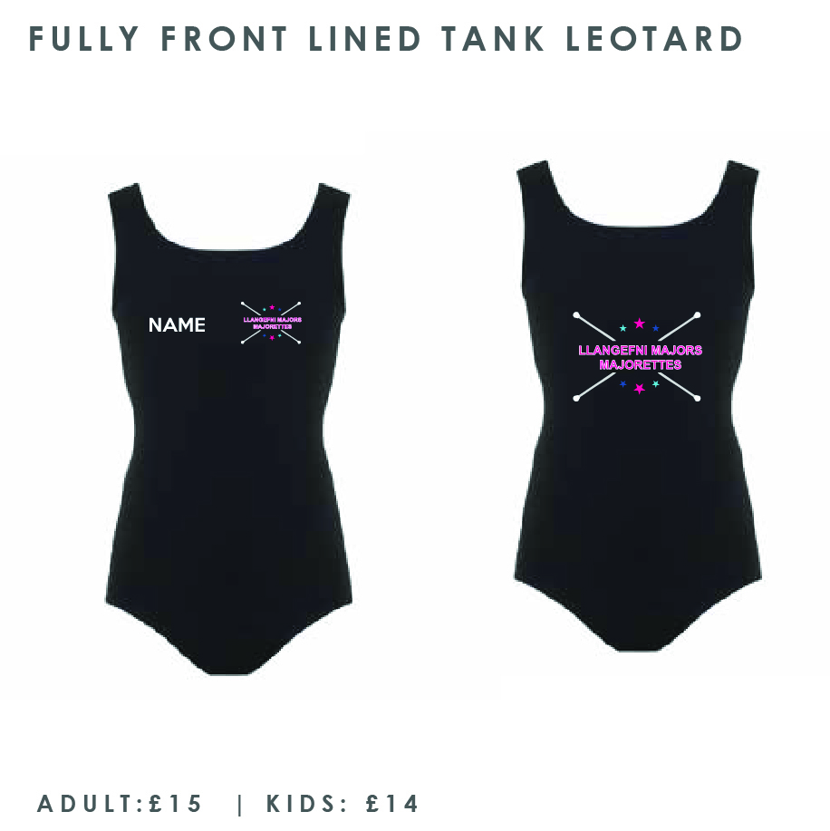 Llangefni Majors Majorettes Leotard Kids