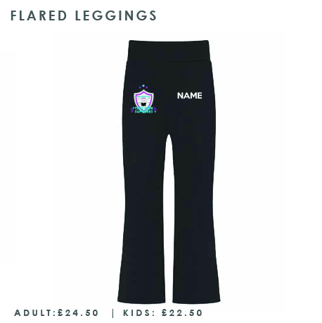 Ynys Mon Supremes Majorettes Flared Leggings Adults
