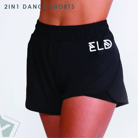 EL Dance 2in1 Layered Dance Shorts Kids
