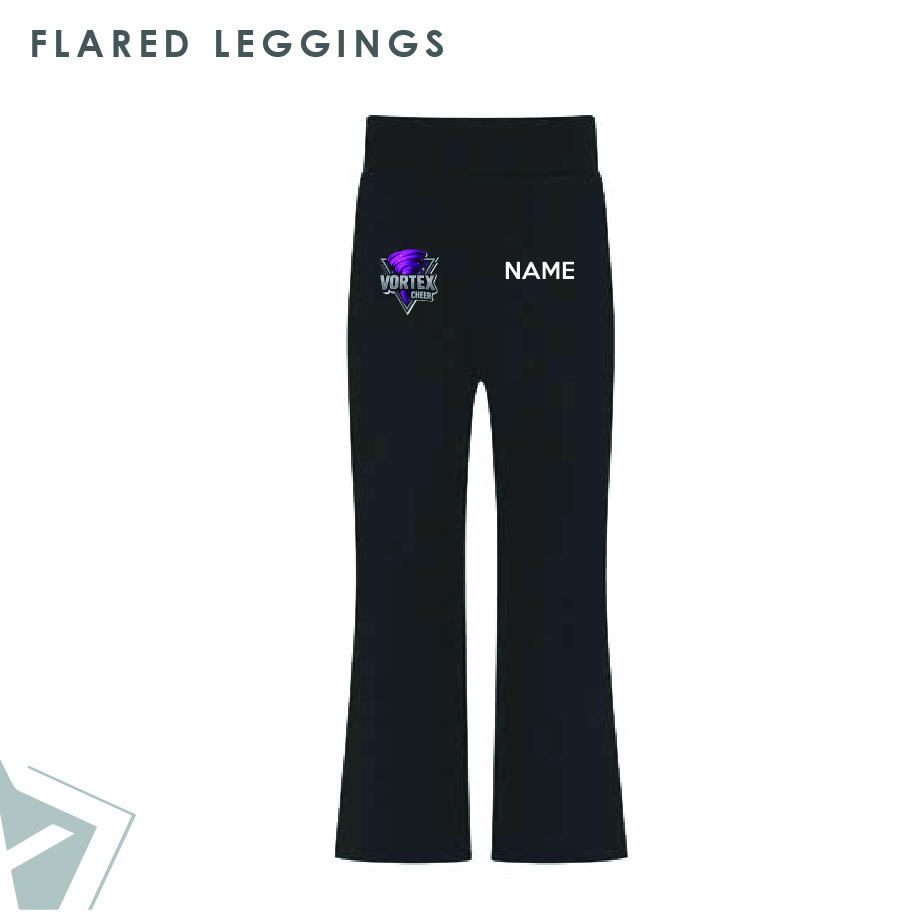 Vortex Cheer Flared Leggings Adults