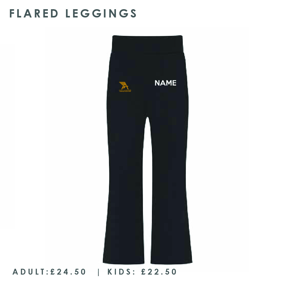 Advance Personal Training Adults Flared Leggings