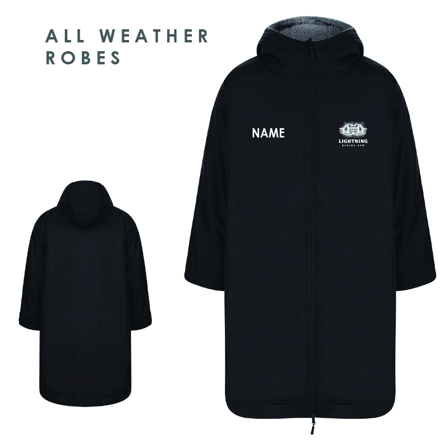 Lightning Boxing Heavy Duty All-Weather Robe Kids