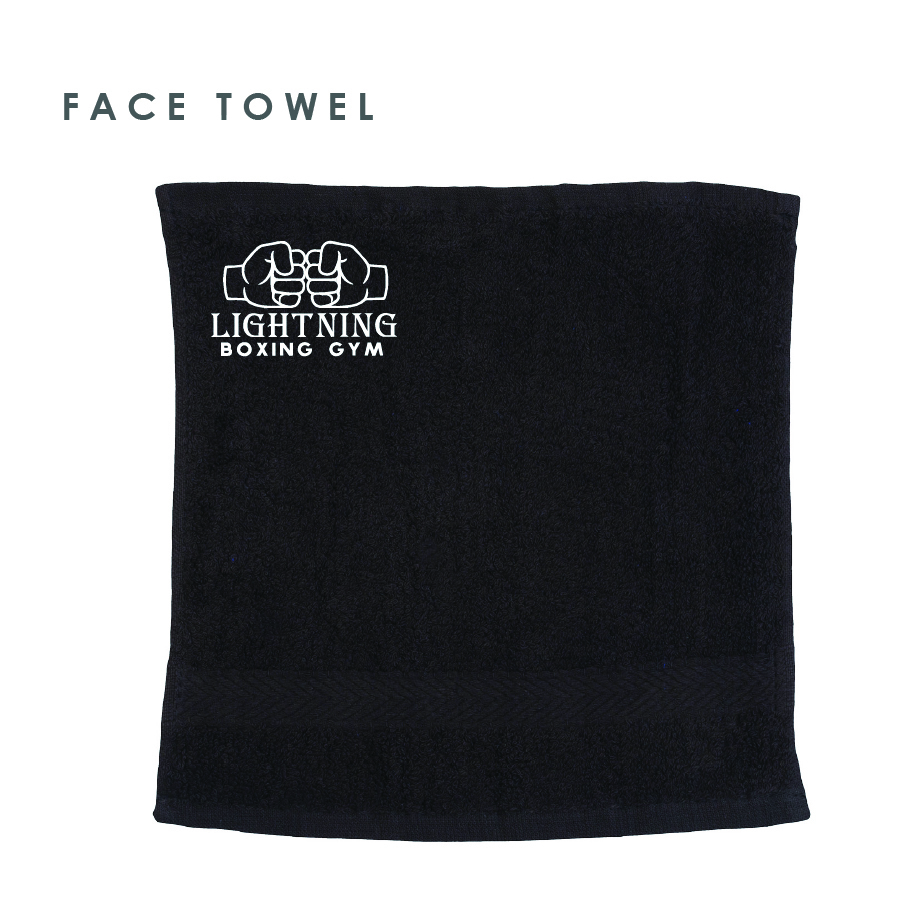 Lightning Boxing Face Towel