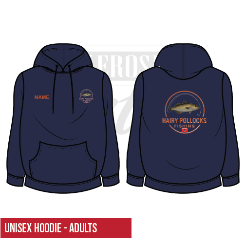 Hairy Pollocks Fishing Hoodie