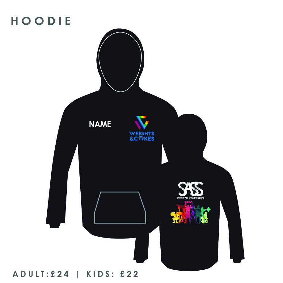 Weights & Cakes SASS 2 Hoodie Kids 