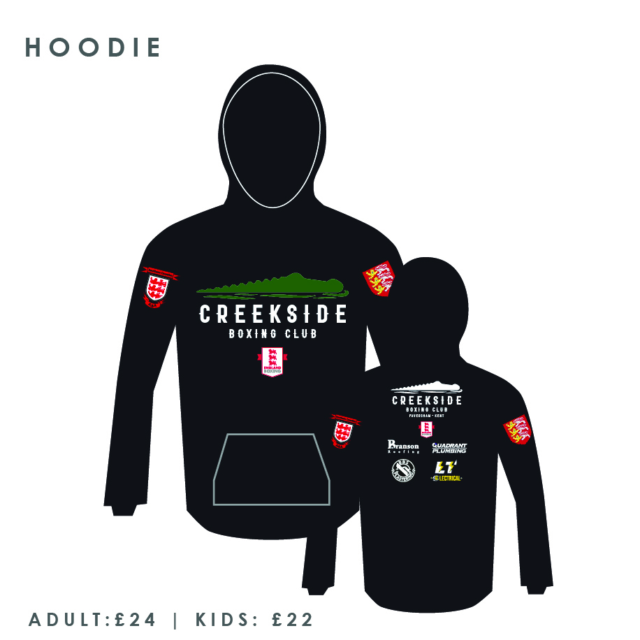 Creekside Boxing Hoodie Kids