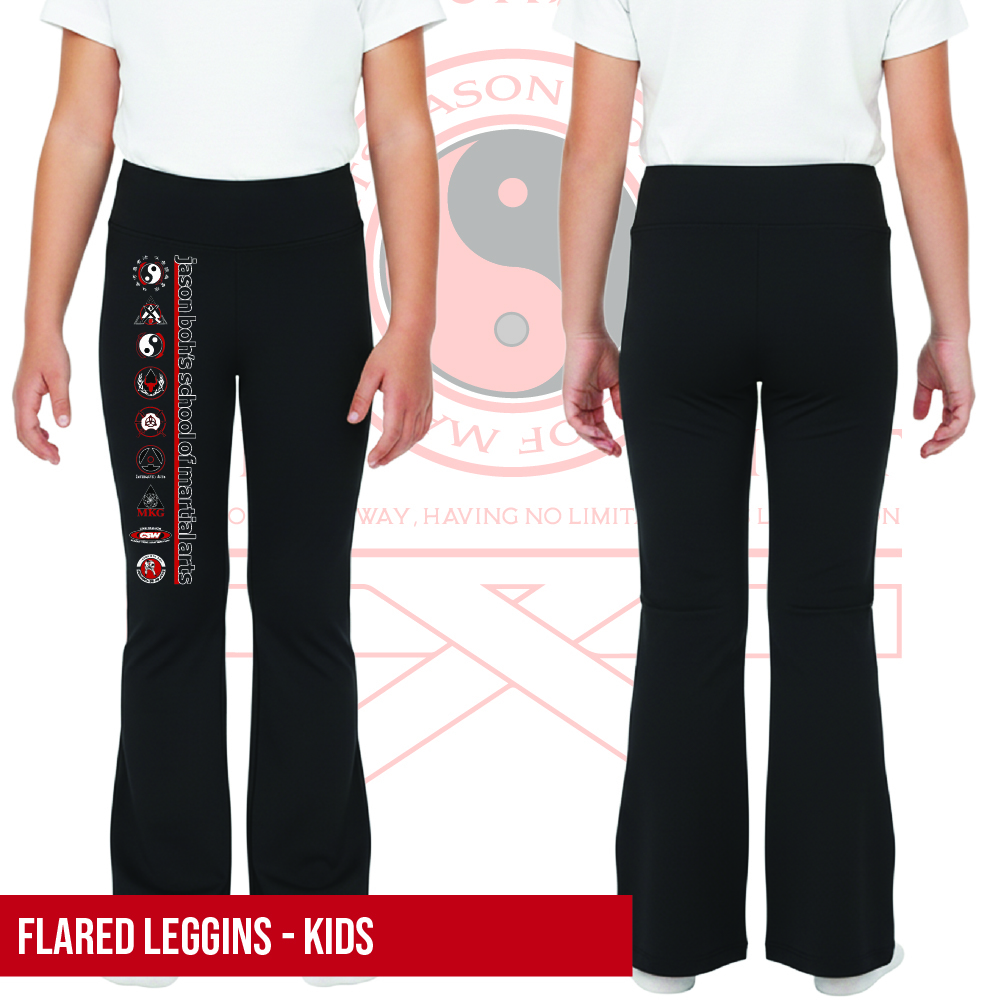Jason Boh's School of Martial Arts Flared Leggings Kids