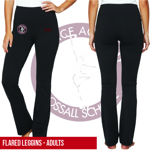 Rossall School of Dance Flared Leggings Adults