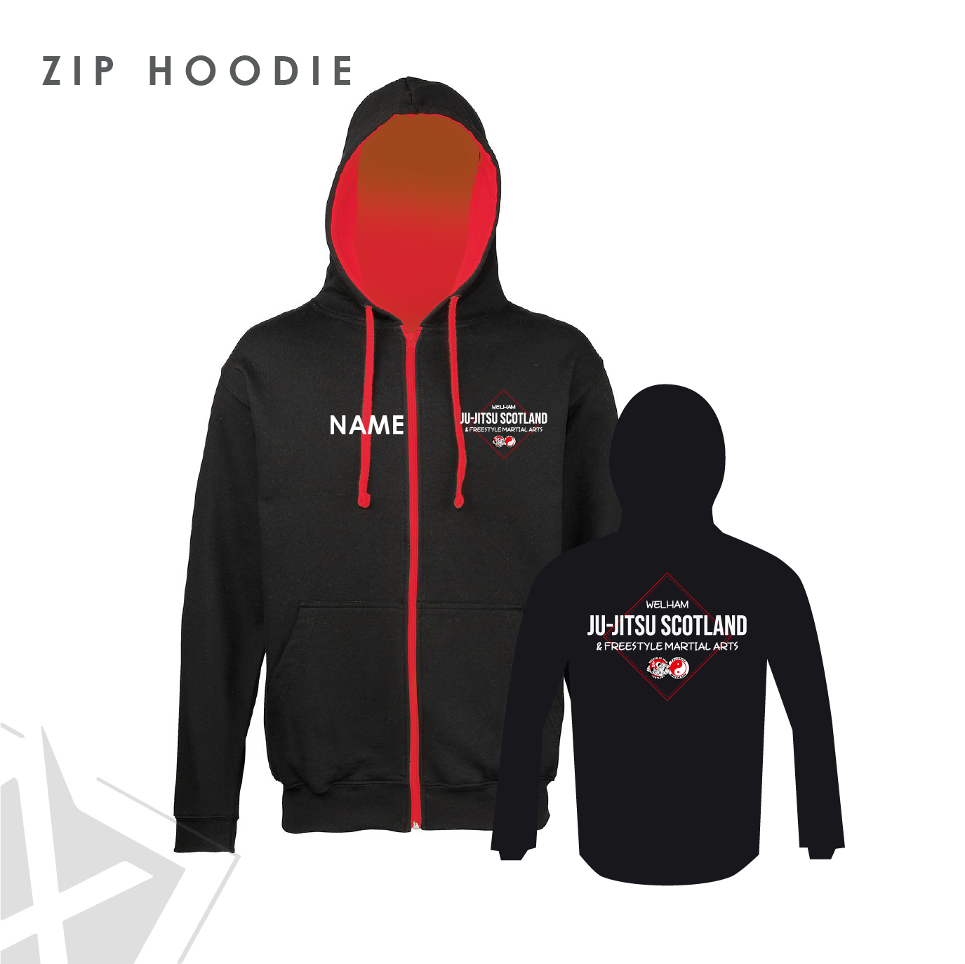 Welham Ju-Jitsu Scotland Zoodie Adults 