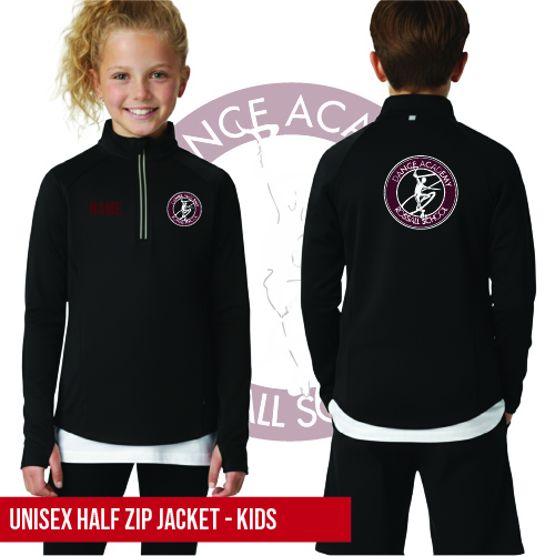 Rossall School of Dance Half Zip Track Top Kids 