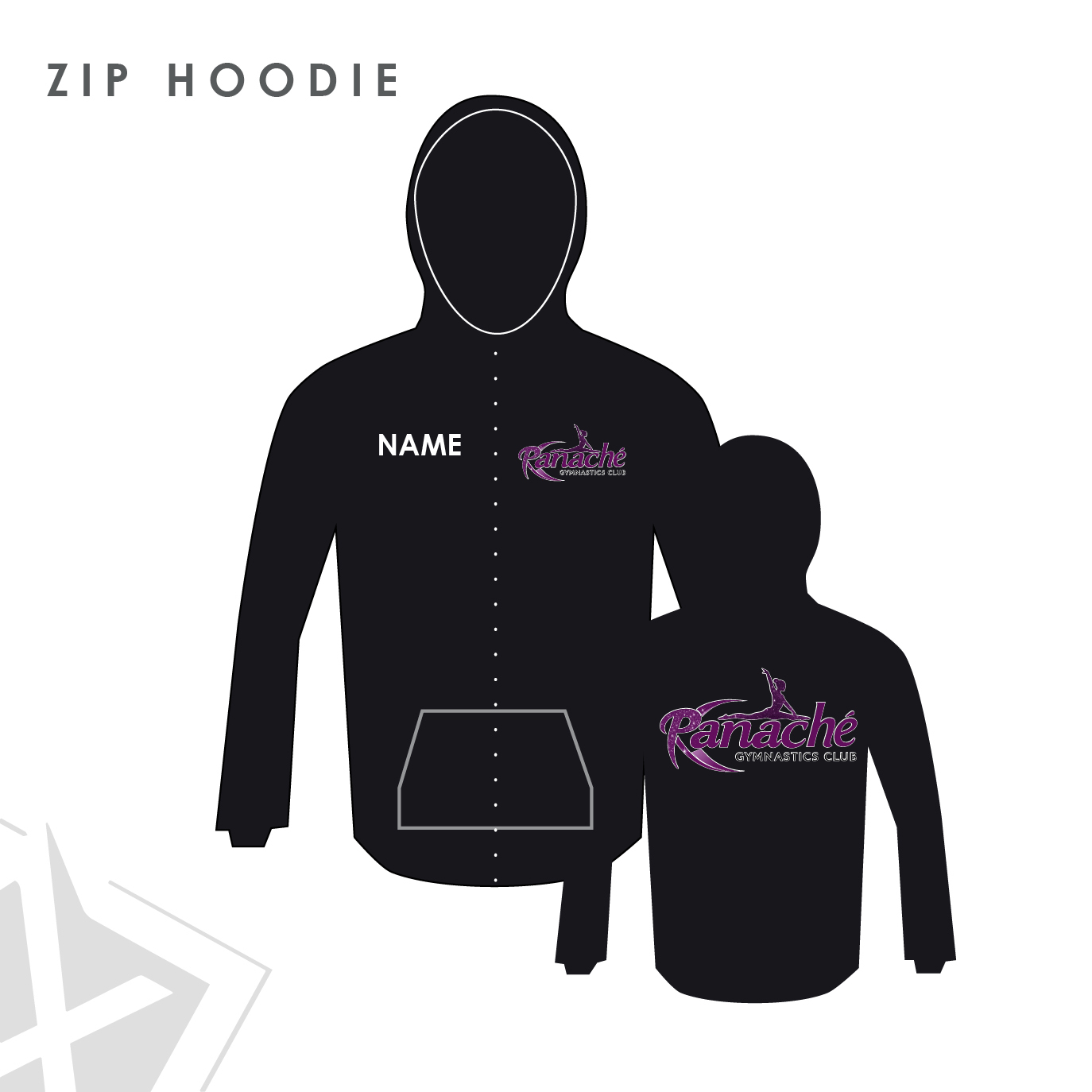 Panache Gymnastics Club Zoodie Kids