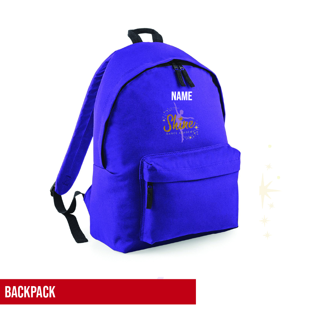 Shine Dance Academy Back Pack