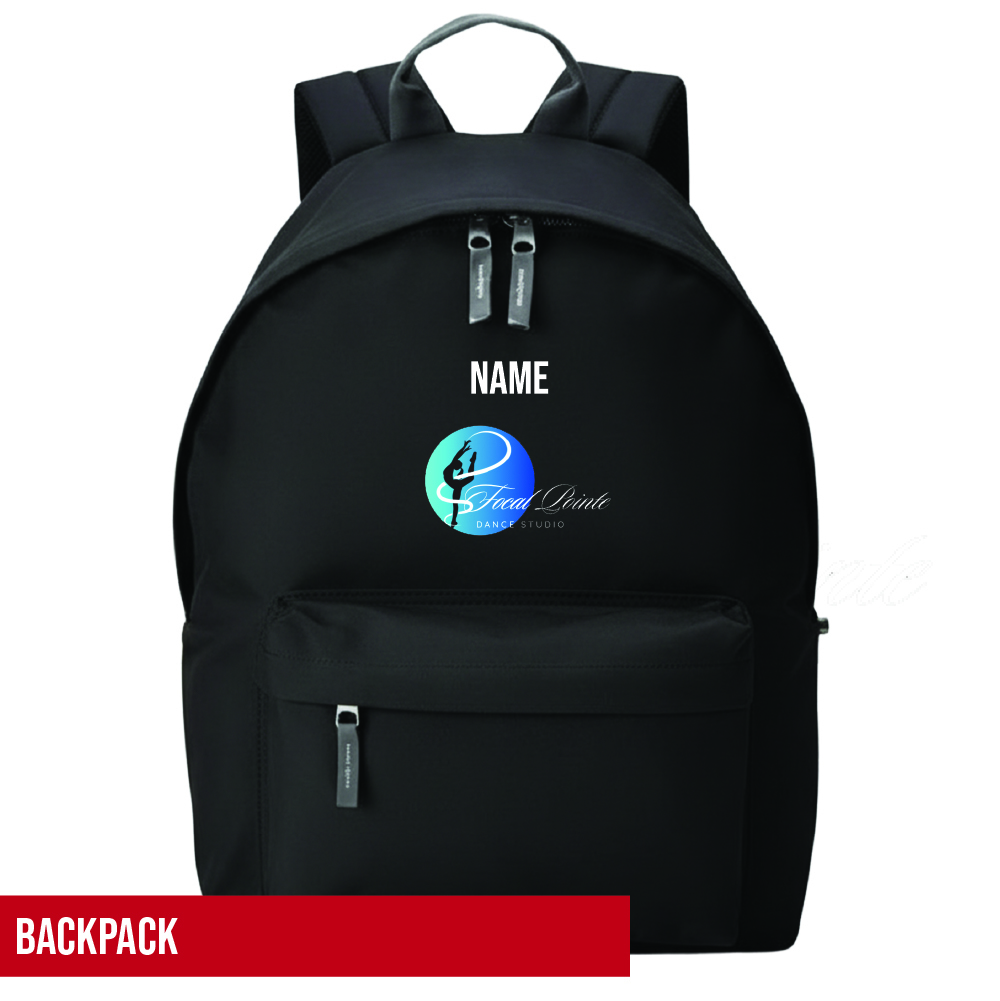 Focal Pointe Dance Studio Back Pack