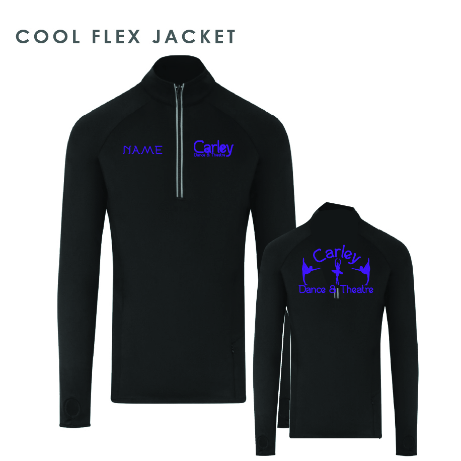 Carley Dance Cool Flex Long Half-zip Top