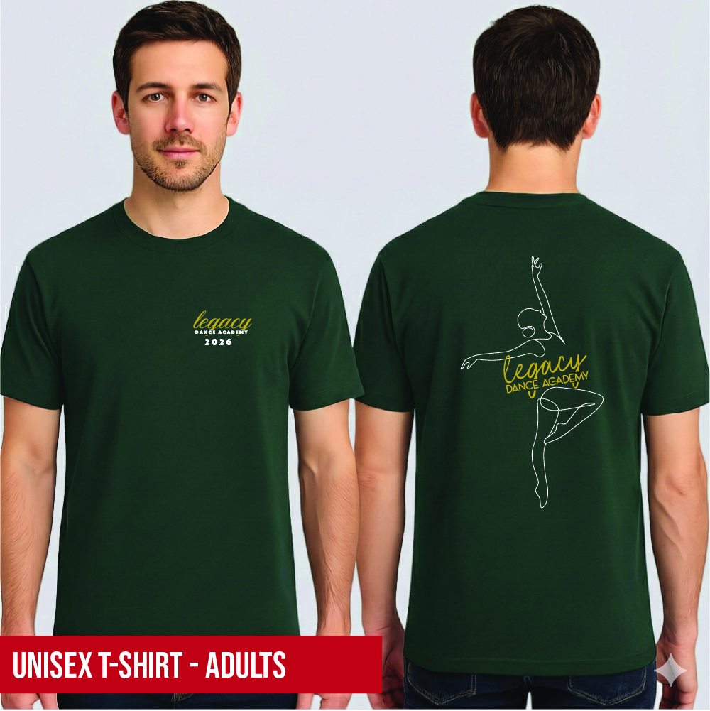 Legacy Dance Academy Performance T-Shirt Adults 2026