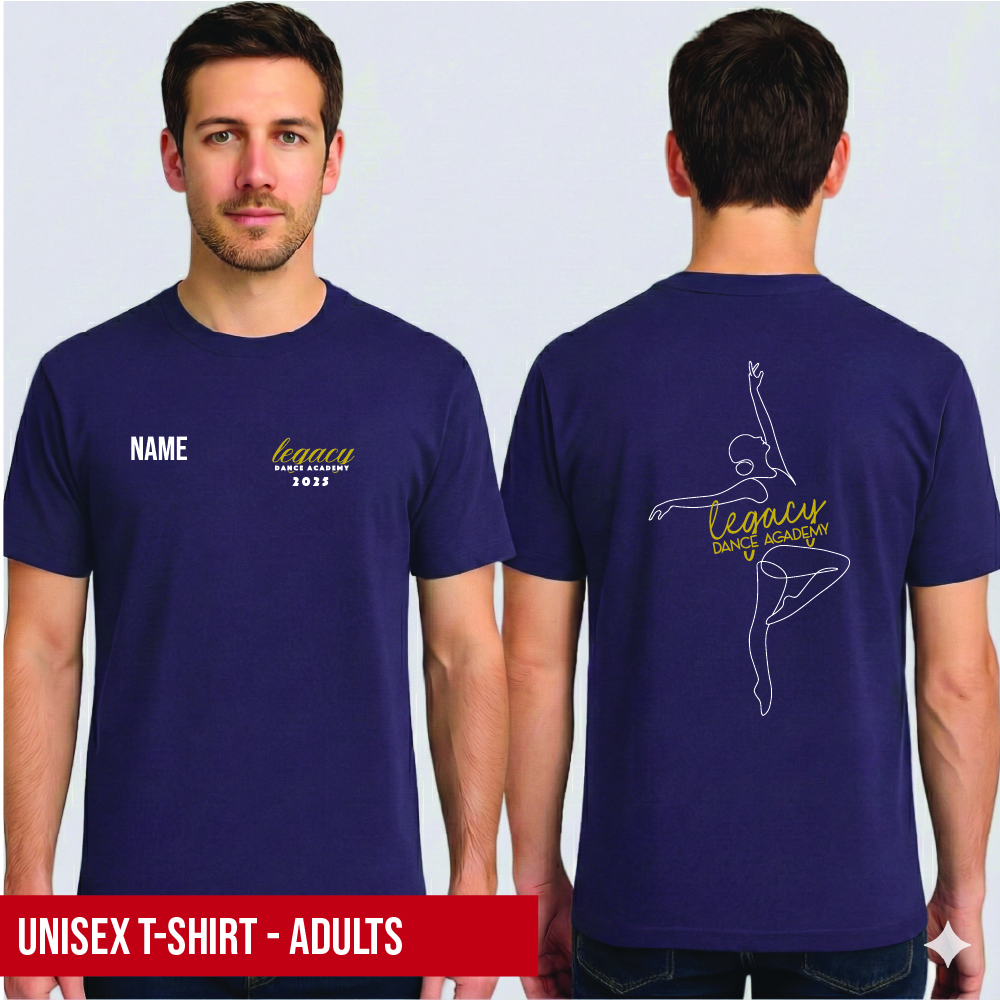 Legacy Dance Academy Performance T-Shirt Adults 2025