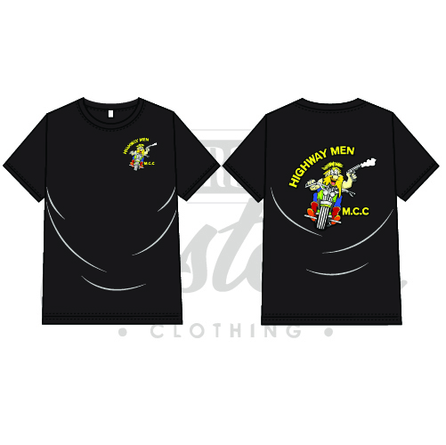 Highwaymen MCC Unisex Printed Cartoon Adults Cotton Tee