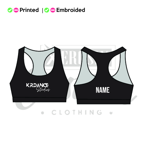 KR Dance Adults Crop Top