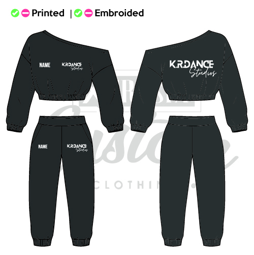 KR Dance Adults Full Warm Up Sweat Set