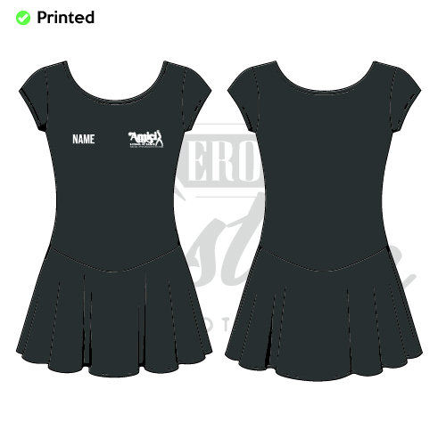 Amici School Of Dance Kids Maddy Skirted Cap Sleeve Leotard