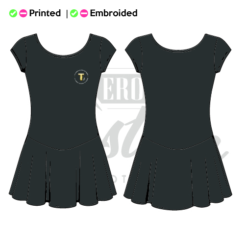 T's Studio Kids Maddy Skirted Cap Sleeve Leotard
