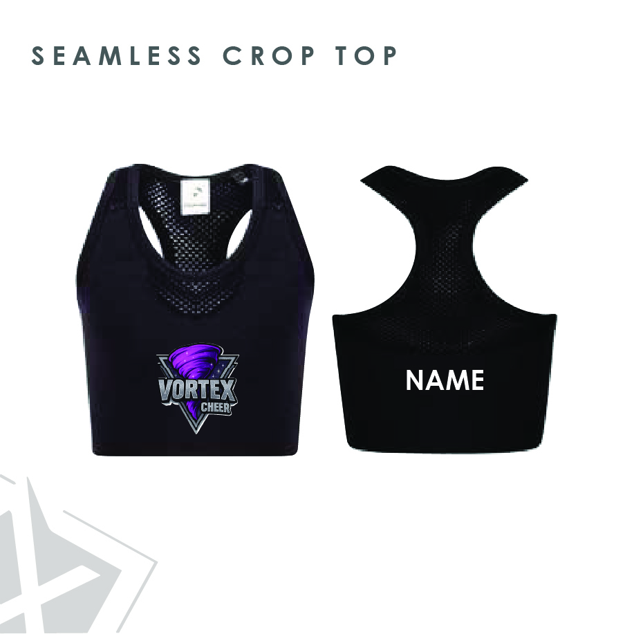 Vortex Cheer Crop Top Kids