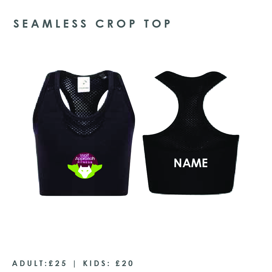 Wolf Approach Fitness Crop Top Kids