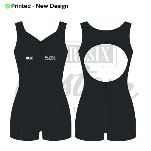 JJ’s Studios - BRDA Kids & Adults Cutout Back Unitard