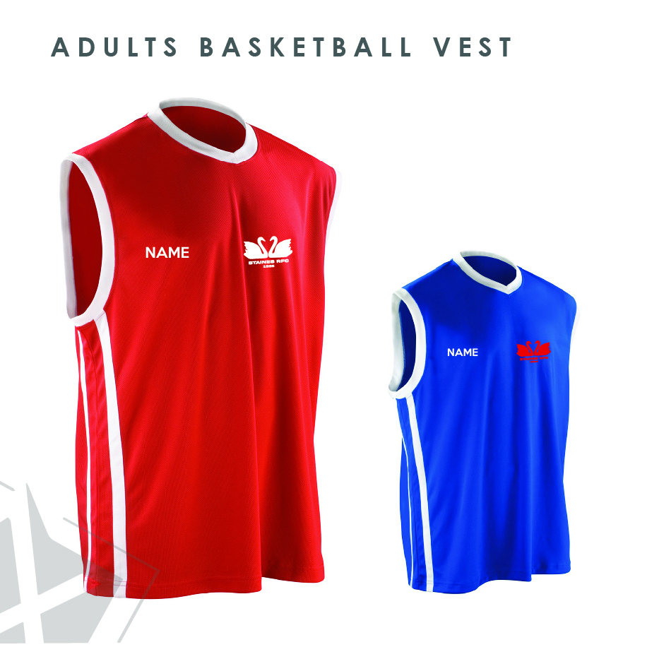 Staines RFC Basketball Vest Adults