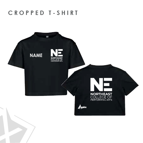 NE College of Performing Arts Cropped T-Shirt Adults