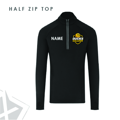 Bucks Ballers Half Zip Track Top Kids 