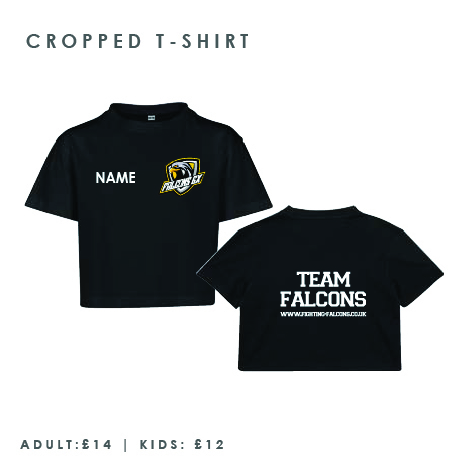 Fighting Falcons Cropped T-Shirt Kids 