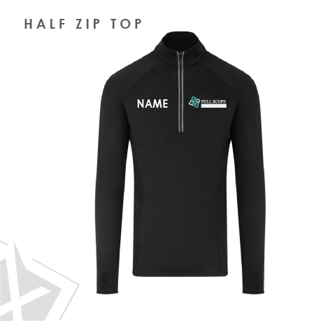 Full Scope Half Zip Track Top Kids 