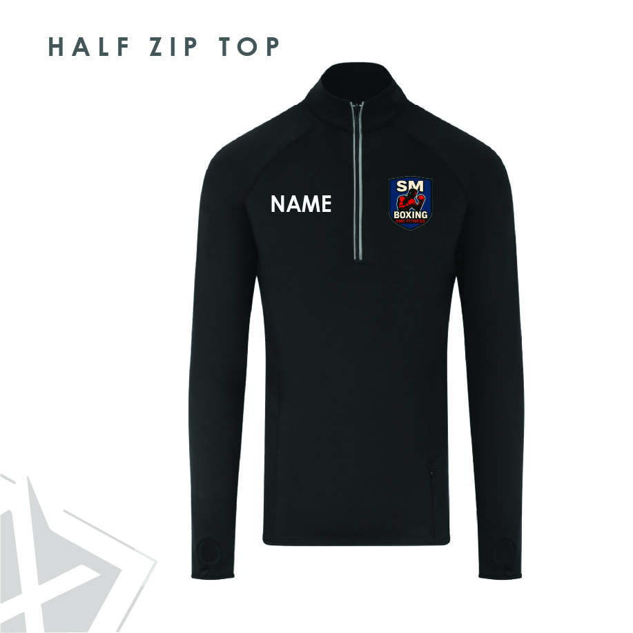 SM Boxing Half Zip Track Top Kids 