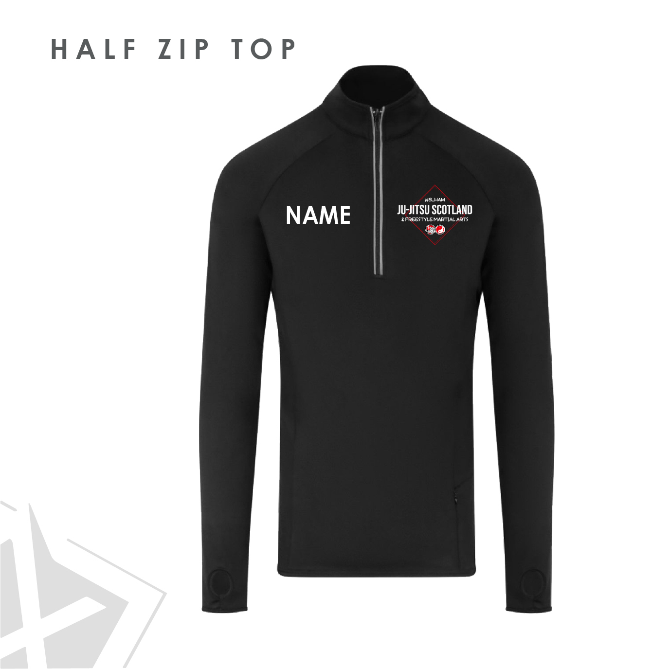 Welham Ju-Jitsu Scotland Half Zip Track Top Kids 