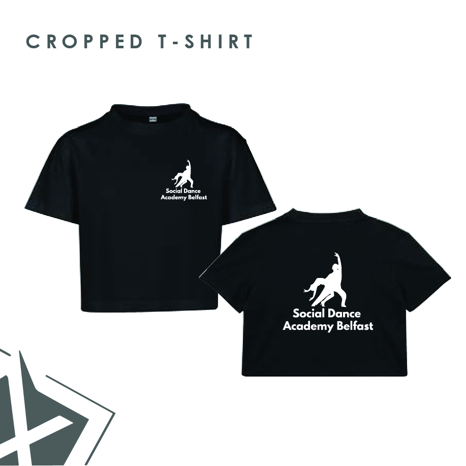 Social Dance Academy Belfast Cropped T-Shirt Kids 