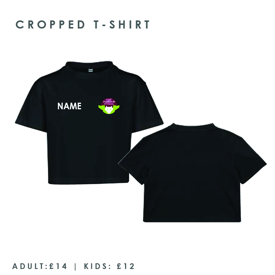 Wolf Approach Fitness Cropped T-Shirt Kids 