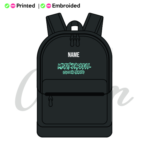 Misfit barbell strength  Backpack