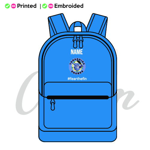 Yorkshire Sharks Dragonboat Club Backpack