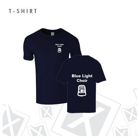 Blue Light Choir T-Shirt Adults